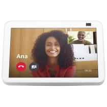 Caixa de Som Amazon Echo Show 8 com Tela 8" / Alexa / Bluetooth - Branco