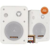 Caixa de Som Ambiente c/ Trafo HAYONIK Ambience Line MSB60NC 70V 10W BR Branca - PAR / 2