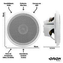 Caixa de som ambiente Embutir gesso Arandela 5 Pol 55w
