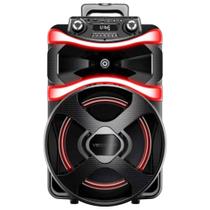 Caixa de Som Amplificada 800W RMS V12 POWER e Rádio FM Vibesound