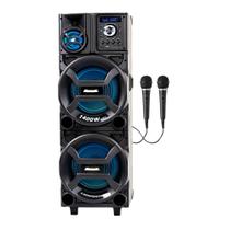 Caixa de Som Amplificada ACA 1402 Titan 1400w-Bivolt 2 MIC
