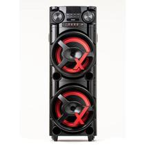 Caixa De Som Amplificada Aca-1900 New X Sfm 1900w 2 Auto Falantes Amvox Preto Bivolt