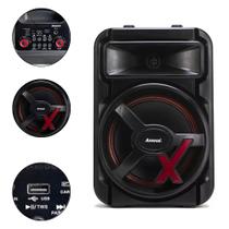 Caixa de Som Amplificada Aca 251 New x 250w Rms, Bluetooth, Rádio Fm, Usb Amvox Bivolt Caixa de Som Amplificada Aca 251 New x 250w Rms, Bluetooth, Rádio Fm, Usb Amvox Bivolt