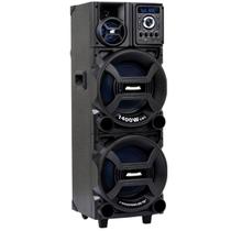 Caixa De Som Amplificada Amvox ACA 1402 TITAN BLACK 2 Woofers 10" Bivolt SFM