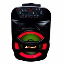 Caixa De Som Amplificada Amvox ACA 480 Viper II 480W RMS Bluetooth Portátil Woofer 12 Bivolt