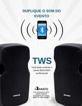 Caixa de som amplificada ativa 10 polegadas bootes bda1000x 225w/rms 450w/mus