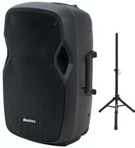 Caixa de som amplificada ativa 15 polegadas bootes bda1500 300w/rms 600w/mus. com suporte tripe Caixa de som amplificada ativa 15 polegadas bootes bda1500 300w/rms 600w/mus. com suporte tripe