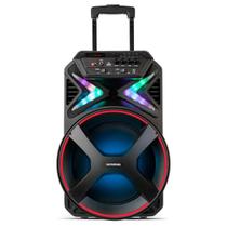 Caixa de Som Amplificada Bivolt Connect Light Potência 400w com Luzes Função TWS Mondial