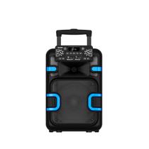 Caixa de Som Amplificada Bluetooth 850W Bomber Trolley 850 preta TWS