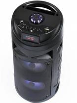 Caixa de som Amplificada Bluetooth Bivolt Rádio FM livre uso e leve