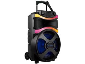 Caixa de Som Amplificada Bluetooth Vibe Sound V12 Power 800W USB com Microfone