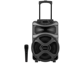 Caixa de Som Amplificada Bluetooth Vibe Sound V12 Power 800W USB com Microfone