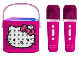 Caixa de Som Amplificada Candide Hello Kitty com Microfone