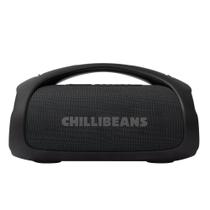 Caixa de Som Amplificada Chillibeans Boombox G JM3500 - Entrada AUX, Bateria, Bluetooth, Preto, 200W RMS