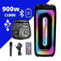 Caixa De Som Amplificada Com Bluetooth Tws 900W Bivolt Ct900 - TRC - TRC SOUND