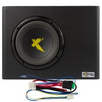 Caixa de Som Amplificada Exclusive Subwoofer XC403 Slim 08 Polegadas 200W RMS