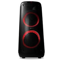 Caixa de Som Amplificada GT Evoke 1500, LED, 1500W RMS, Bluetooth, Até 6 horas de Bateria, Preto