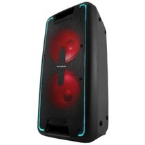 Caixa de Som Amplificada Lenoxx CA-360 com Bateria - 600W - 2 Woofers 10 - LED RGB - Bluetooth, Rádio FM, USB, Micro SD