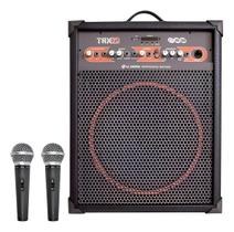 Caixa De Som Amplificada Multiuso Trx12 80w Bluetooth Microf Preto Caixa De Som Amplificada Multiuso Trx12 80w Bluetooth Microf Preto
