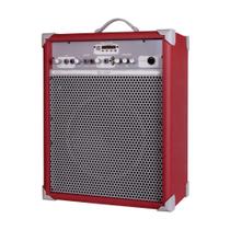 Caixa de Som Amplificada Multiuso Up!10 Deep Red FM/USB/BT - LL Audio