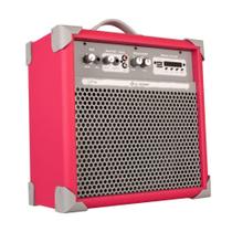 Caixa De Som Amplificada Multiuso Up!6 Vivid Pink Fm/usb/BT - LL Audio
