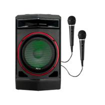 Caixa de Som Amplificada Philco PCX7100 Ex Bass LED Usb 750W-2 Mic