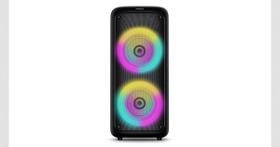 Caixa de Som Amplificada Philips TAX4000 Party Speaker 1500W 20Hz Sem Bateria Bivolt Bluetooth LED USB