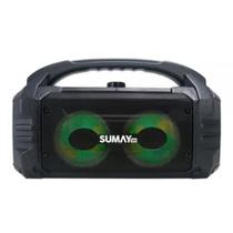 Caixa De Som Amplificada Portatil Sunbox Sm Csp1304 Af 4 50w Bluetooth/fm/usb/ Sd Sumay