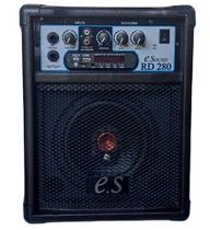 Caixa De Som Amplificada Violão Guitarra Mic Bluet 6 Pol. 40W RMS