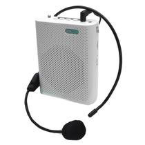 Caixa de Som Amplificador de Voz Bluetooth 5.3 com Microfone e Subwoofer Integrado