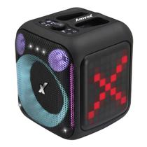 Caixa de Som Amplificadora Aca 410 Neon Bluetooth 410W Bivolt Amvox