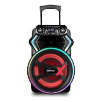 Caixa de som amvox 950w rms aca 950 gladiador x preto bivolt Caixa de som amvox 950w rms aca 950 gladiador x preto bivolt