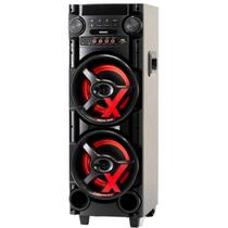 Caixa de Som Amvox ACA 1000 NEWX 1000W RMS 2 Woofers 8 Bivolt SFM