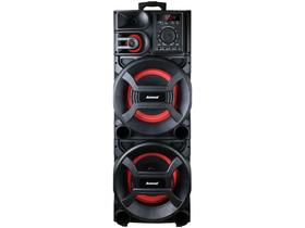 Caixa de Som Amvox ACA 1005 Titan Bluetooth - Amplificada Portátil 1000W 10” USB com Tweeter