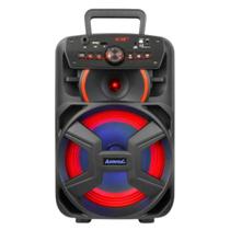 Caixa de Som AMVOX ACA221 Gigante Bluetooth, USB, Cartão SD, P2, Radio FM, LED Potente com Grave Explosivo Carnaval 200W