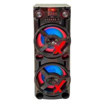 Caixa De Som Amvox New X 2900W Led Bluetooth USB SD Bivolt P Caixa De Som Amvox New X 2900W Led Bluetooth USB SD Bivolt P