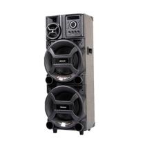 Caixa De Som Amvox Pesadão II 2200W Led Bluetooth USB SD Bivolt Preto ACA 2201