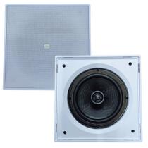 Caixa De Som Arandela JBL 6CO3Q+ Quadrada Branca 280W Par