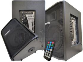 Caixa de som ativa 12" 250w datrel portátil profissional
