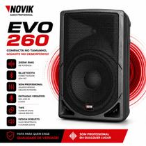 Caixa de Som Ativa 12 Pol. 2 Vias 250W EVO 260X Novik