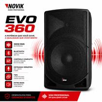 Caixa de Som Ativa 15 Pol. 2 Vias 250W EVO 360X Novik Caixa de Som Ativa 15 Pol. 2 Vias 250W EVO 360X Novik