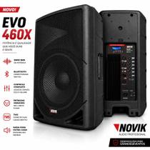 Caixa de Som Ativa Amplificada 15 Polegadas TWS EVO 460X Novik Caixa de Som Ativa Amplificada 15 Polegadas TWS EVO 460X Novik