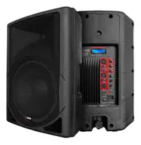 Caixa De Som Ativa EVO-260X Novik 12 Polegadas 250W Com Bluetooth TWS Display Digital Com Entradas Para Microfone E Linha