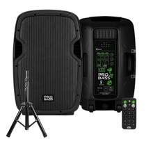 Caixa de Som Ativa Pro Bass Elevate 112 com Bluetooth