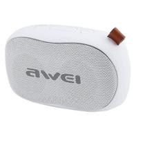 Caixa De Som Awei Bluetooth Portátil Entrada Cartão Branco