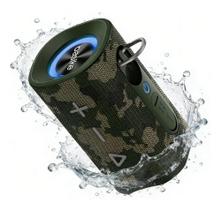 Caixa de Som Basike Ba-MD238 Bluetooth Portátil com Luz RGB e IPX5 Verde escuro Caixa de Som Basike Ba-MD238 Bluetooth Portátil com Luz RGB e IPX5 Verde escuro