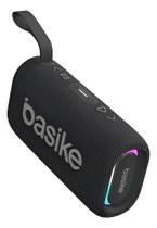 Caixa de Som Basike Ba-RAD014 Portatil Bluetooth Ipx7 Tws com Rgb Cor Preto