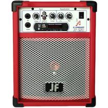 Caixa De Som Bluet Mic Guitar 6 Pol. 30W Rms Cor Vermelho Caixa De Som Bluet Mic Guitar 6 Pol. 30W Rms Cor Vermelho