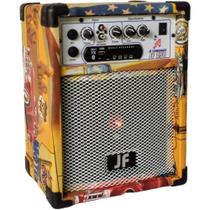 Caixa De Som Bluet Mic Guitar 6 Pol. 30W Rms Route 66 Caixa De Som Bluet Mic Guitar 6 Pol. 30W Rms Route 66