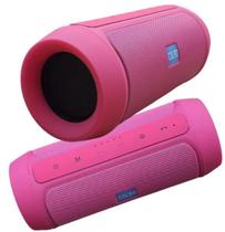 Caixa De Som Blueth SD USB 15W Pink Bateria 12h Caixa De Som Blueth SD USB 15W Pink Bateria 12h